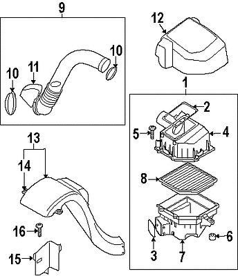 Volvo 30680293 genuine oem factory original air filter