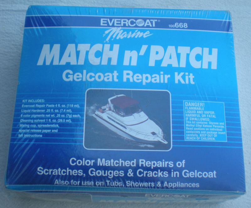 Evercoat #100668 match n' patch gelcoat repair kit - new