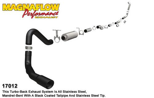 Magnaflow 17012  ford diesel 6.0l diesel, 4in. black series kit diesel exhaust