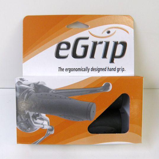 Egrip ergonomic black rubber hand grips for harley models 73-up 1" handlebars