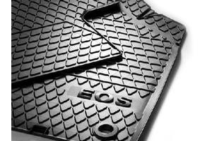 2006-2012 vw eos european-style all season front floor mats set of 2 round clips