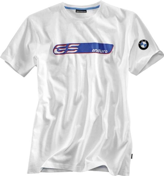 Bmw genuine motorcycle motorrad gs men's t-shirt - color: white - size: xxl