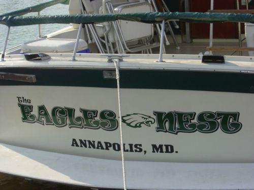 Boat name & registration numbers