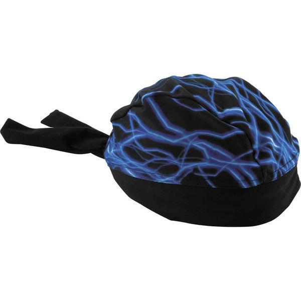 Blue lightning schampa lightning stretch headwrap