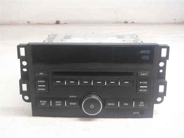 Chevrolet aveo oem single disc cd mp3 player radio lkq