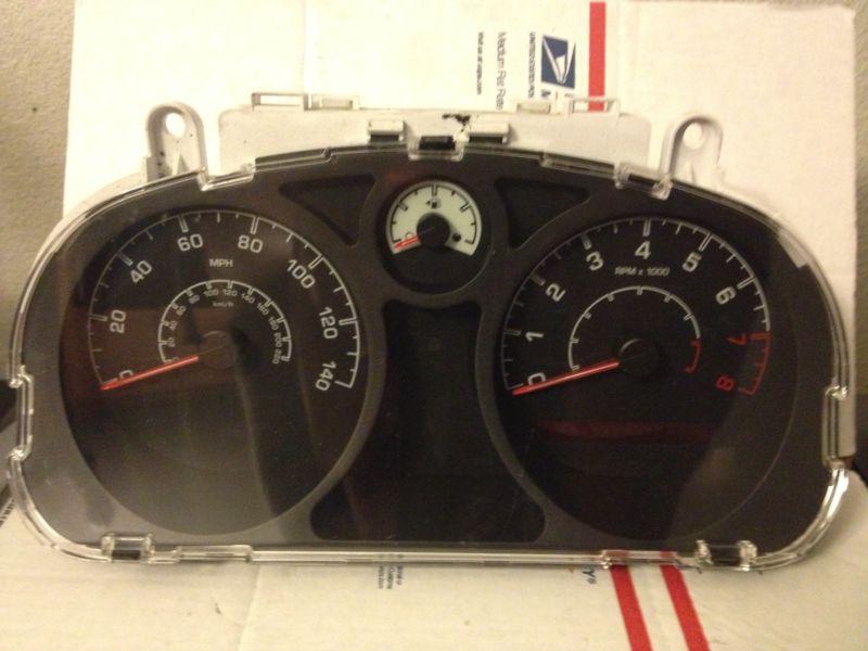 2008-09 saturn sky 2.4l mph instrument cluster 