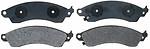 Acdelco 17d412m front semi metallic pads