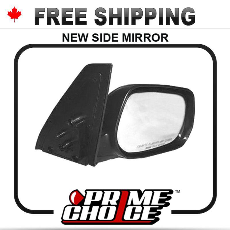 New manual passengers side view door mirror