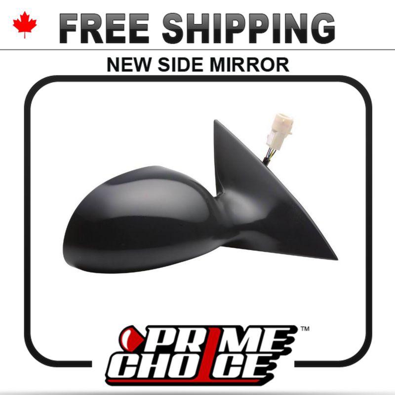 New power heated black passenger side view mirror right door for taurus/sable