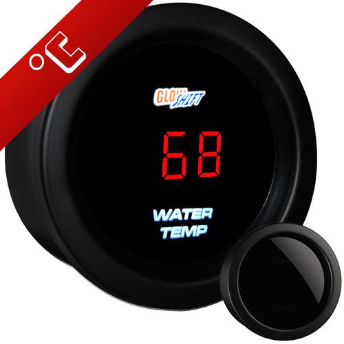 New smoked water temp °c gauge meter w. red digital display