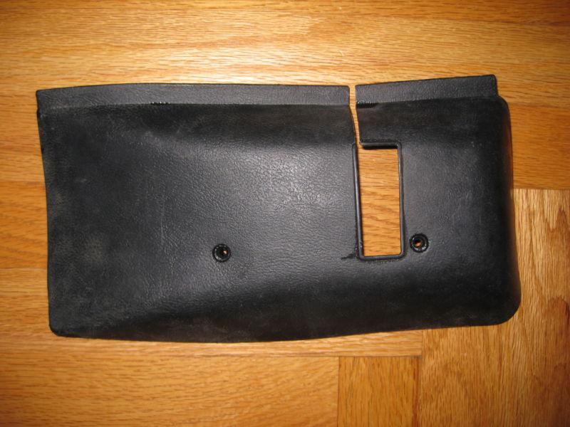 70-81 camaro firebird seat belt shoulder strap receiver cover trim panel oem