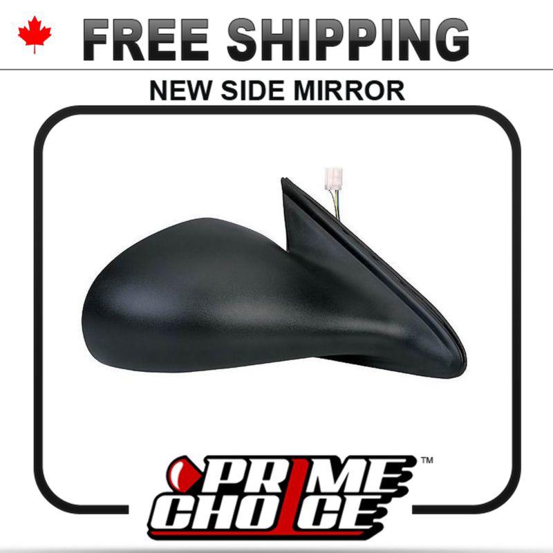 New electric power black passenger side view mirror sebring/stratus right door