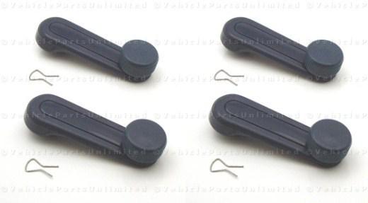 80 - 88 4pc.  window crank handles fits: toyota corolla