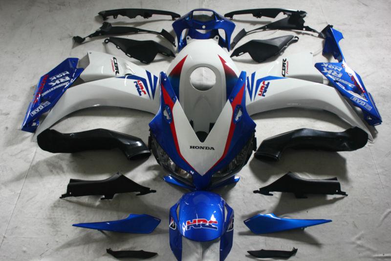 Honda cbr1000rr blue white fairings 2008-2011 model conversion kit to 2012-2013