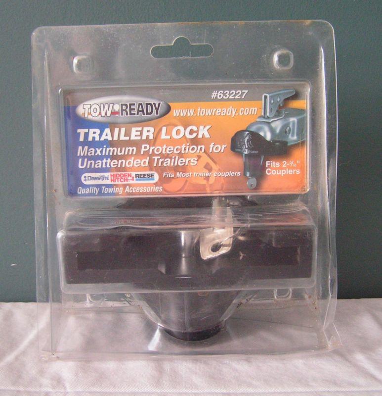 Tow ready #63227 trailer lock fits 2 5/16" coupler new