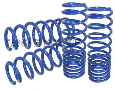 Blue honda accord 03-07 cm5 front+ rear suspension coil lower lowering spring