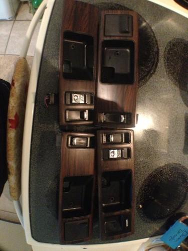 91 - 96 caprice / impala ss / door panel bezel wood grain full set