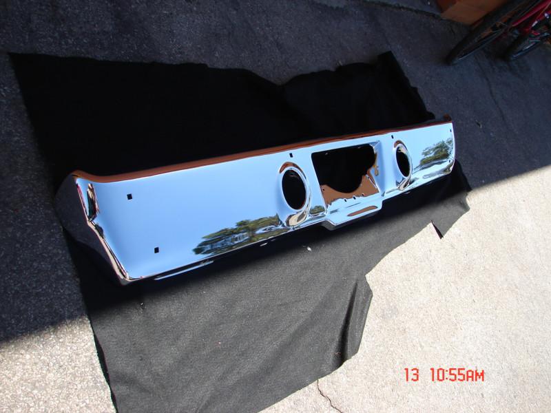 1970 roadrunner  rear bumper  *triple plated* original *