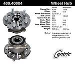 Centric parts 400.40004 rear hub assembly