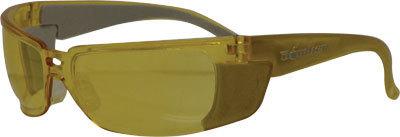 Bomber z-bomb safety sunglasses yellow w/yellow lens zf102