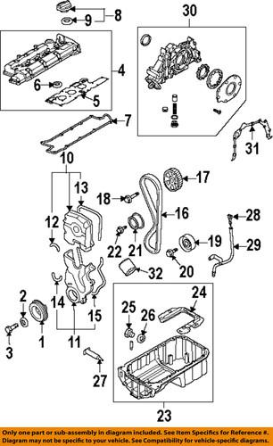 Kia oem 2312632021 engine parts-crnkshft pulley washer