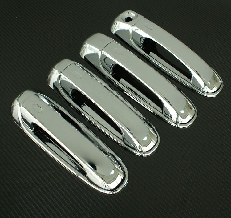 Dodge ram/dakota/raider chrome door handles front 2 door only no pass key hole