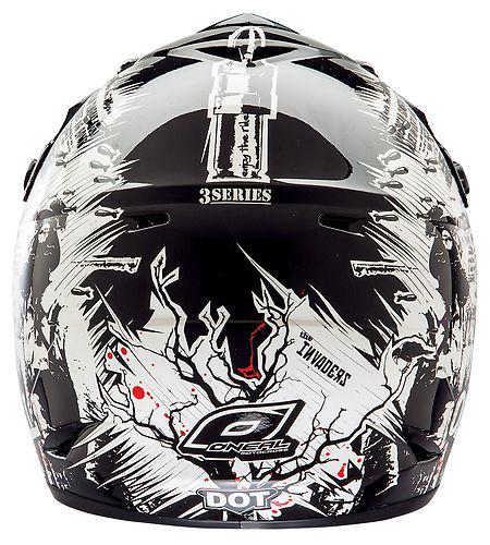 Oneal-mx 3-series invader youth motocross/offroad helmet,white/black,xl