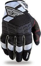 Fly racing f-16 gloves, black/white