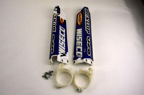 Fork guards 2005 yamaha yz250f yz 250f plastic protectors oem