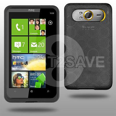 New black hydro gel case skin cover for htc hd7 hd 7