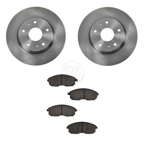 07-08 suzuki sx4 sx-4 front ceramic brake pads & 2 rotors discs kit set