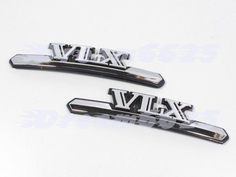 Honda vlx steed shadow 400 600 650 silver tank emblem badge sticker