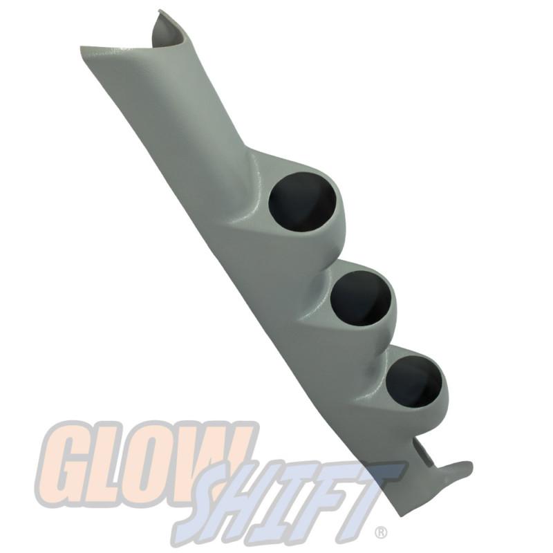 Gray 03-08 lancer evo 8 triple pillar pod w speaker