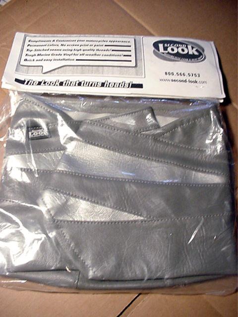 2006 honda cbr 1000rr tank bra silver/dk silver second look covers skins