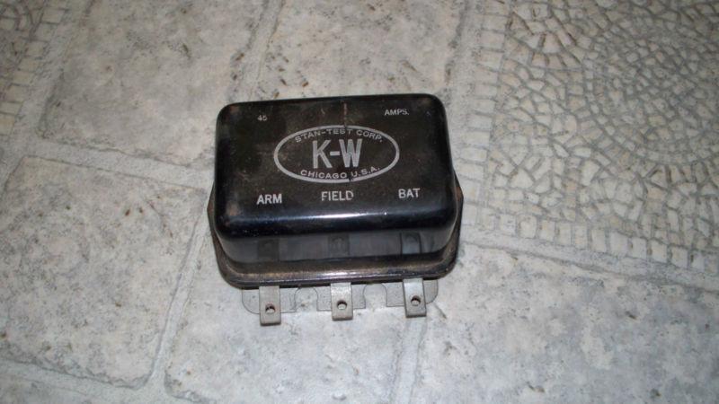Vintage voltage regulator k-w 45 amps c2155 