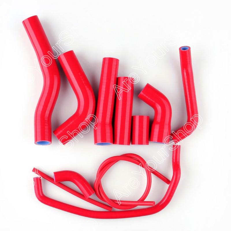 Red kit silicone hose radiator heater for yamaha yzf r6 2006-2012