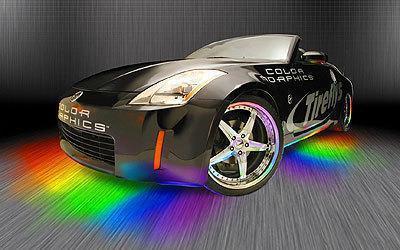 New 7-color led kit rgb neon undercar under car light remote control new