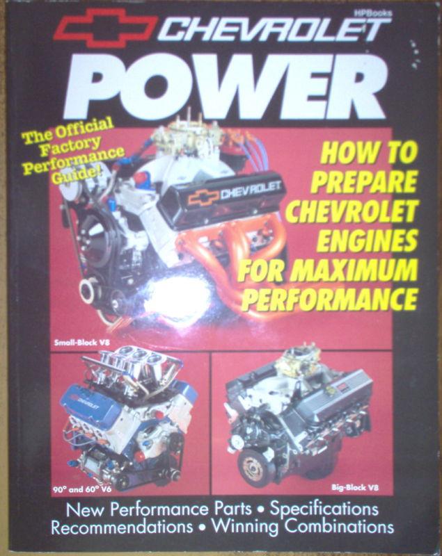 Chevrolet power how to max performance hpbooks manual 7th printing 1994 manual