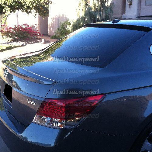 Honda accord sedan rear wing oe type trunk + rs roof spoiler 08 - 12 #nh731p ◙