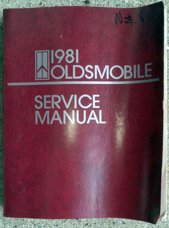 1981 oldsmobile service manual