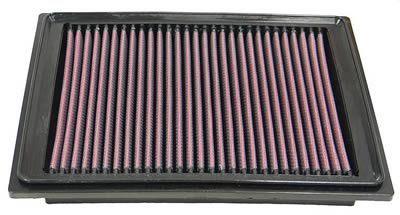 K&n air filter filtercharger rectangular cotton gauze red chevy corvette 33-2305