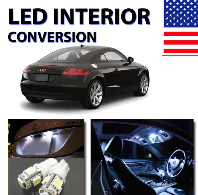 Agt™ xenon white interior led package kit for audi tt 2006-2009   8pcs