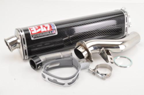 05-10 suzuki gs500 yoshimura trs tri-oval slip-on muffler - carbon fiber 1150262