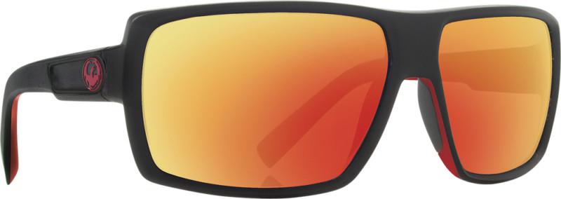 Dragon alliance double dos ionized sunglasses jet red/ionized lens