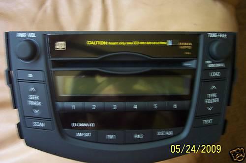 09 -toyota-rav4 -xm -sat radio 6 cd changer mp-3 player