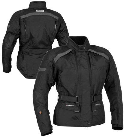 Firstgear womens kilimanjaro textile jacket black xxl/xx-large ftj.1206.01.w005