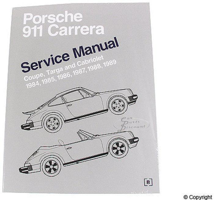 Bentley porsche 911 carrera service manual, 84-89