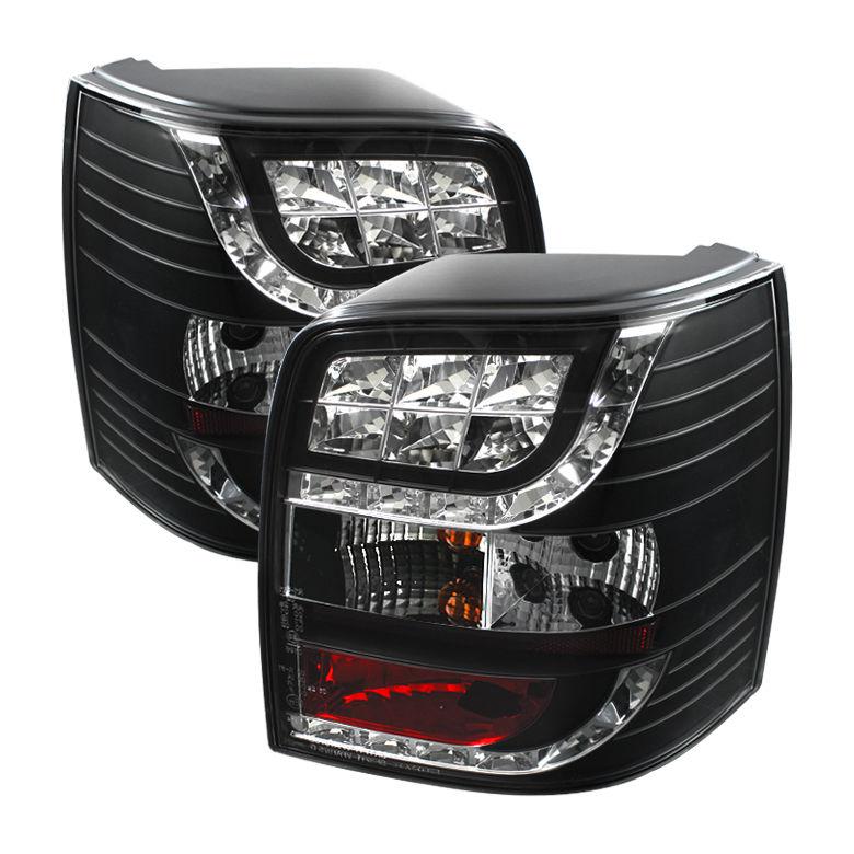 Spyder volkswagen passat 01-05 5dr led tail lights - black