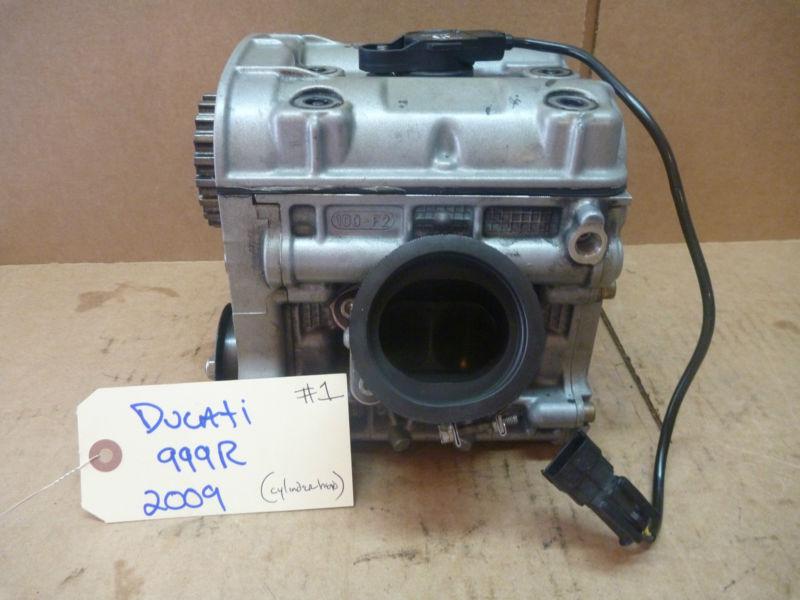 Ducati 999 2009 09 oem cylinder head top engine motor 8/10 999s