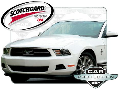 Ford mustang v6 2012-2010 3m scotchgard paint protection clear bra film kit